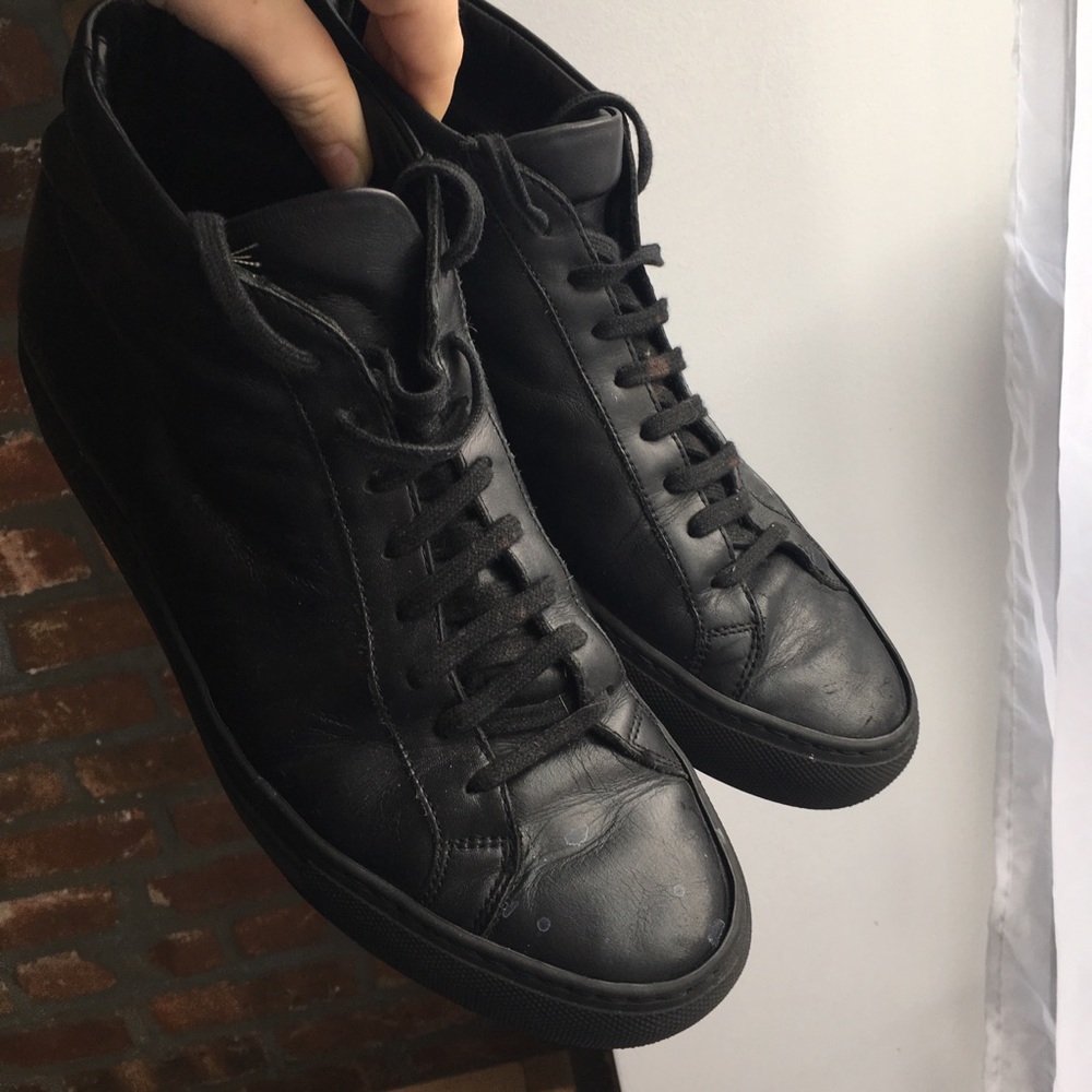 ***SOLD***Black Common Projects Achilles Mid